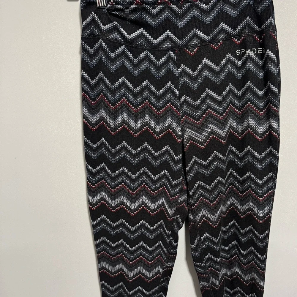 EUC- Spyder- women’s Zigzag Leggings - Size L